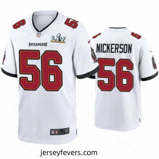 Hardy Nickerson Buccaneers White Super Bowl Lv Game Jersey