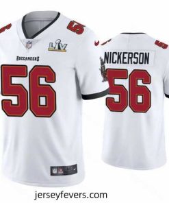 Hardy Nickerson Buccaneers White Super Bowl Lv Vapor Limited Jersey