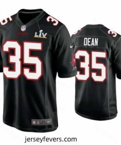Jamel Dean Buccaneers Black Super Bowl Lv Game Fashion Jersey