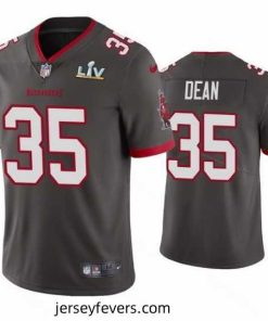 Jamel Dean Buccaneers Pewter Super Bowl Lv Vapor Limited Jersey
