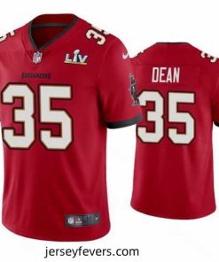 Jamel Dean Buccaneers Red Super Bowl Lv Vapor Limited Jersey