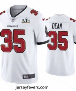 Jamel Dean Buccaneers White Super Bowl Lv Vapor Limited Jersey