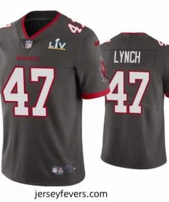 John Lynch Buccaneers Pewter Super Bowl Lv Vapor Limited Jersey