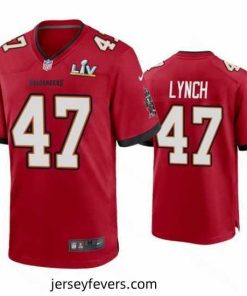 John Lynch Buccaneers Red Super Bowl Lv Game Jersey