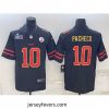 Kansas City Chiefs 10 Isiah Pacheco Black Red Gold Super Bowl LVII Patch Vapor Untouchable Limited Stitched Jersey