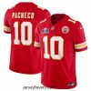 Kansas City Chiefs 10 Isiah Pacheco Red 2023 F.U.S.E  Vapor Untouchable Limited Stitched 2024 Super Bowl LVIII Jersey