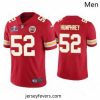 Kansas City Chiefs 52 Creed Humphrey Red Vapor Untouchable Limited Stitched Football 2024 Super Bowl LVIII Jersey
