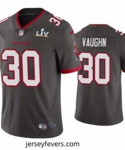 Ke'Shawn Vaughn Buccaneers Pewter Super Bowl Lv Vapor Limited Jersey