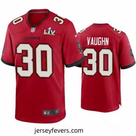 Ke'Shawn Vaughn Buccaneers Red Super Bowl Lv Game Jersey