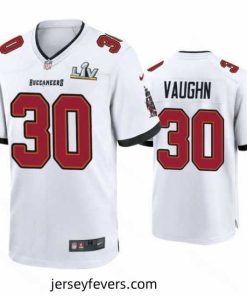 Ke'Shawn Vaughn Buccaneers White Super Bowl Lv Game Jersey