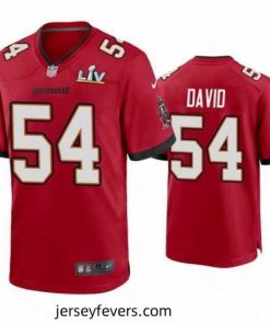 Lavonte David Buccaneers Red Super Bowl Lv Game Jersey
