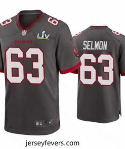 Lee Roy Selmon Buccaneers Pewter Super Bowl Lv Game Jersey