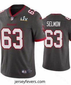Lee Roy Selmon Buccaneers Pewter Super Bowl Lv Vapor Limited Jersey