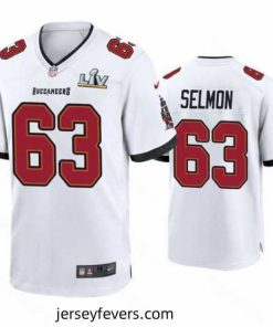Lee Roy Selmon Buccaneers White Super Bowl Lv Game Jersey