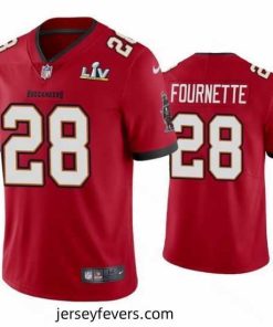 Leonard Fournette Buccaneers Red Super Bowl Lv Vapor Limited Jersey