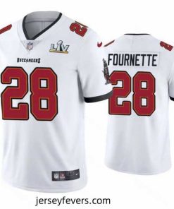Leonard Fournette Buccaneers White Super Bowl Lv Vapor Limited Jersey