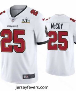 Lesean Mccoy Buccaneers White Super Bowl Lv Vapor Limited Jersey