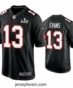 Mike Evans Buccaneers Black Super Bowl Lv Game Fashion Jersey