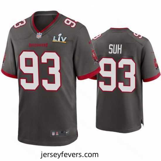 Ndamukong Suh Buccaneers Pewter Super Bowl Lv Game Jersey
