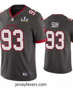 Ndamukong Suh Buccaneers Pewter Super Bowl Lv Vapor Limited Jersey