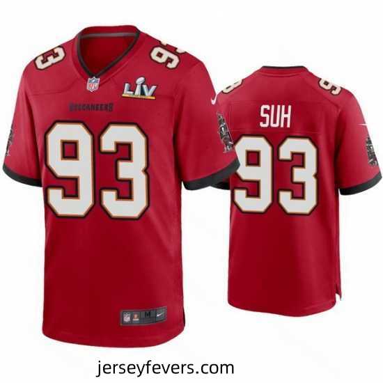 Ndamukong Suh Buccaneers Red Super Bowl Lv Game Jersey