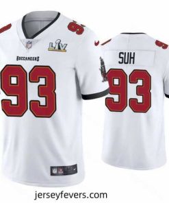 Ndamukong Suh Buccaneers White Super Bowl Lv Vapor Limited Jersey