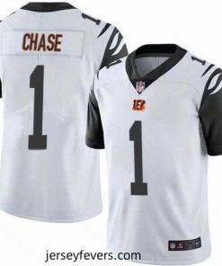 Nike Cincinnati Bengals 1 Ja Marr Chase Rush Limited Stitched Jersey