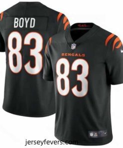 Nike Cincinnati Bengals 83 Tyler Boyd Black Vapor Limited Jersey