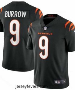 Nike Cincinnati Bengals 9 Joe Burrow Black Vapor Limited Jersey