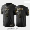 Nike Cincinnati Bengals 9 Joe Burrow black vapor limited jersey golden edition