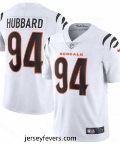 Nike Cincinnati Bengals 94 Sam Hubbard White Vapor Limited Jersey