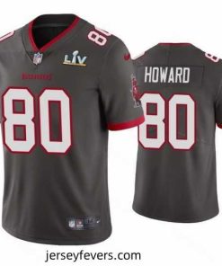 O.J. Howard Buccaneers Pewter Super Bowl Lv Vapor Limited Jersey