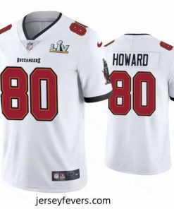O.J. Howard Buccaneers White Super Bowl Lv Vapor Limited Jersey