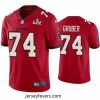 Paul Gruber Buccaneers Red Super Bowl Lv Vapor Limited Jersey