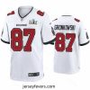 Rob Gronkowski Buccaneers White Super Bowl Lv Game Jersey