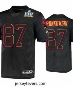 Rob Gronkowski Tampa Bay Buccaneers Black Super Bowl Lv Jersey