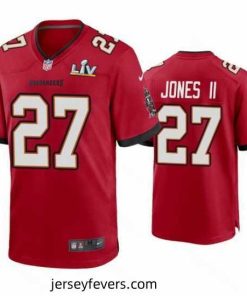 Ronald Jones Ii Buccaneers Red Super Bowl Lv Game Jersey