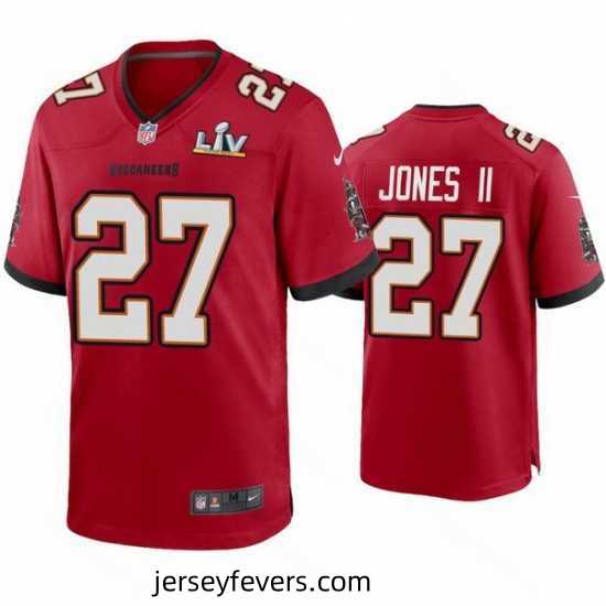 Ronald Jones Ii Buccaneers Red Super Bowl Lv Game Jersey