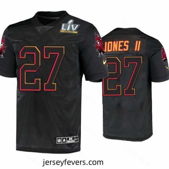 Ronald Jones Ii Tampa Bay Buccaneers Black Super Bowl Lv Jersey