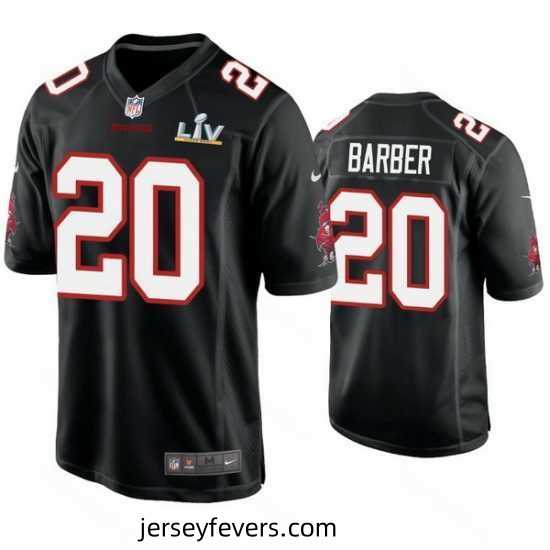 Ronde Barber Buccaneers Black Super Bowl Lv Game Fashion Jersey