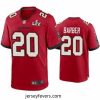 Ronde Barber Buccaneers Red Super Bowl Lv Game Jersey