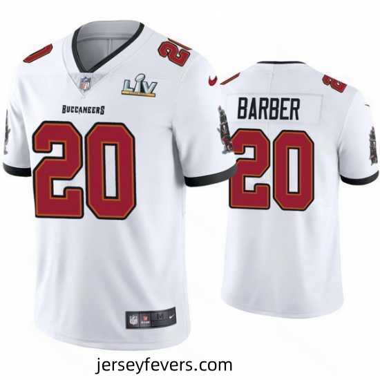 Ronde Barber Buccaneers White Super Bowl Lv Vapor Limited Jersey