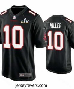 Scotty Miller Buccaneers Black Super Bowl Lv Game Fashion Jersey