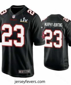 Sean Murphy Bunting Buccaneers Black Super Bowl Lv Game Fashion Jersey