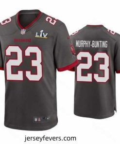 Sean Murphy Bunting Buccaneers Pewter Super Bowl Lv Game Jersey