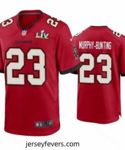 Sean Murphy Bunting Buccaneers Red Super Bowl Lv Game Jersey
