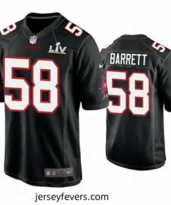 Shaquil Barrett Buccaneers Black Super Bowl Lv Game Fashion Jersey