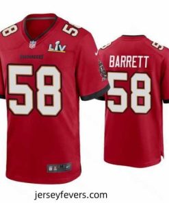 Shaquil Barrett Buccaneers Red Super Bowl Lv Game Jersey