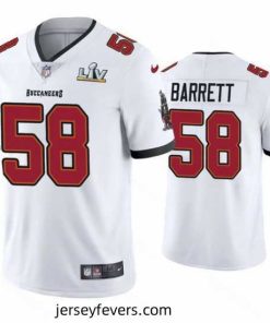 Shaquil Barrett Buccaneers White Super Bowl Lv Vapor Limited Jersey