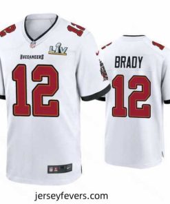 Tom Brady Buccaneers White Super Bowl Lv Game Jersey